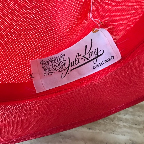 Vintage Red Juli Kay Hat - Picture 4 of 4